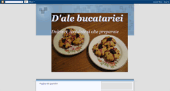 Desktop Screenshot of de-alebucatariei.blogspot.com