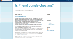 Desktop Screenshot of friendjungle.blogspot.com