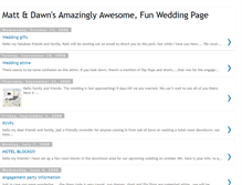 Tablet Screenshot of mattanddawnswedding.blogspot.com