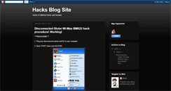 Desktop Screenshot of hacksblogsite.blogspot.com