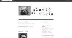 Desktop Screenshot of minutodegloria.blogspot.com