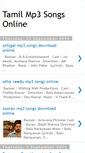 Mobile Screenshot of onlinetamilmp3songs.blogspot.com
