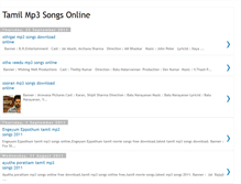 Tablet Screenshot of onlinetamilmp3songs.blogspot.com