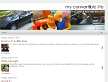 Tablet Screenshot of myconvertiblelife.blogspot.com