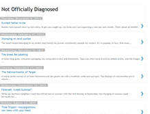 Tablet Screenshot of notofficiallydiagnosed.blogspot.com