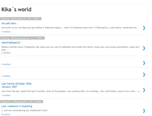 Tablet Screenshot of kikas-world.blogspot.com