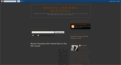 Desktop Screenshot of fightsports.blogspot.com