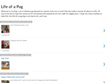 Tablet Screenshot of lifeofapug.blogspot.com