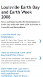 Mobile Screenshot of louisvilleearthweek.blogspot.com