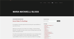 Desktop Screenshot of mariamatarelli.blogspot.com