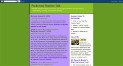 Desktop Screenshot of preschoolteachertalk.blogspot.com