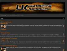 Tablet Screenshot of northlondonkickboxing.blogspot.com