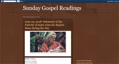 Desktop Screenshot of gospelreadings.blogspot.com