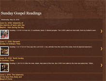 Tablet Screenshot of gospelreadings.blogspot.com