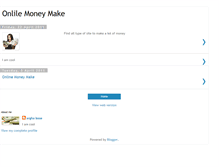 Tablet Screenshot of onlilemoneymake.blogspot.com