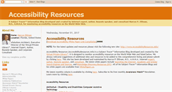 Desktop Screenshot of accessibilityresources.blogspot.com