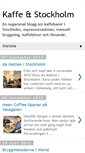 Mobile Screenshot of kaffestockholm.blogspot.com