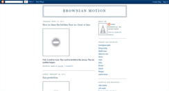 Desktop Screenshot of brownian1.blogspot.com