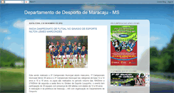 Desktop Screenshot of departamentodedesportodemaracaju-ms.blogspot.com