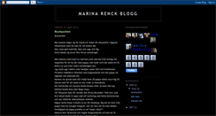 Desktop Screenshot of marinarenck.blogspot.com