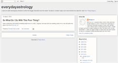 Desktop Screenshot of everyday-astrology.blogspot.com