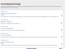 Tablet Screenshot of everyday-astrology.blogspot.com