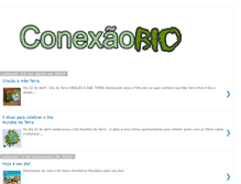 Tablet Screenshot of conexaobio.blogspot.com