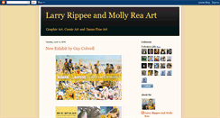 Desktop Screenshot of larryrippeeandmollyreaart.blogspot.com