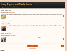 Tablet Screenshot of larryrippeeandmollyreaart.blogspot.com