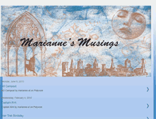 Tablet Screenshot of mariannesmusings-ut.blogspot.com