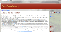 Desktop Screenshot of neverstop-exploring.blogspot.com