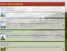 Tablet Screenshot of neverstop-exploring.blogspot.com