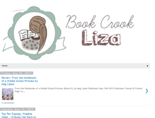 Tablet Screenshot of bookcrookliza.blogspot.com