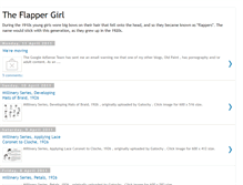 Tablet Screenshot of girlflapper.blogspot.com