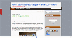 Desktop Screenshot of mweamucsa.blogspot.com