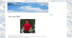 Desktop Screenshot of endsatnever.blogspot.com