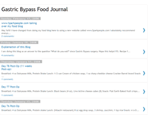 Tablet Screenshot of gastricbypassfood.blogspot.com