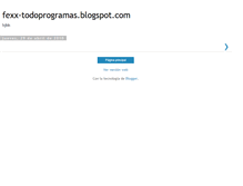 Tablet Screenshot of fexx-todoprogramas.blogspot.com