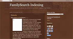 Desktop Screenshot of familysearchindexing.blogspot.com