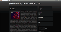Desktop Screenshot of gameforce9.blogspot.com