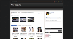 Desktop Screenshot of car-society.blogspot.com