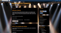 Desktop Screenshot of hezkuntzafisikoa.blogspot.com