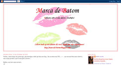 Desktop Screenshot of marca-de-batom.blogspot.com