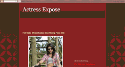 Desktop Screenshot of actressexpose.blogspot.com