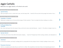 Tablet Screenshot of aggie-catholic.blogspot.com