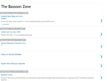 Tablet Screenshot of bassoonzone.blogspot.com