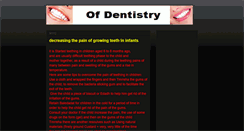 Desktop Screenshot of ofdentistry.blogspot.com