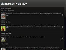 Tablet Screenshot of bizdemessiyokmu.blogspot.com