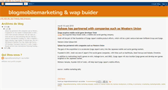 Desktop Screenshot of blogmobilemarketing.blogspot.com