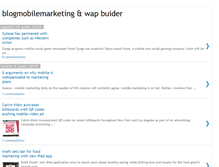 Tablet Screenshot of blogmobilemarketing.blogspot.com